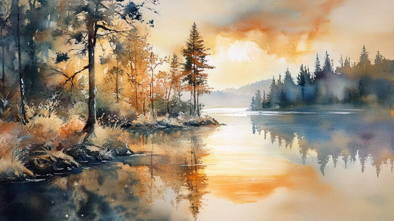 What is Dry Brush technique in watercolor painting?