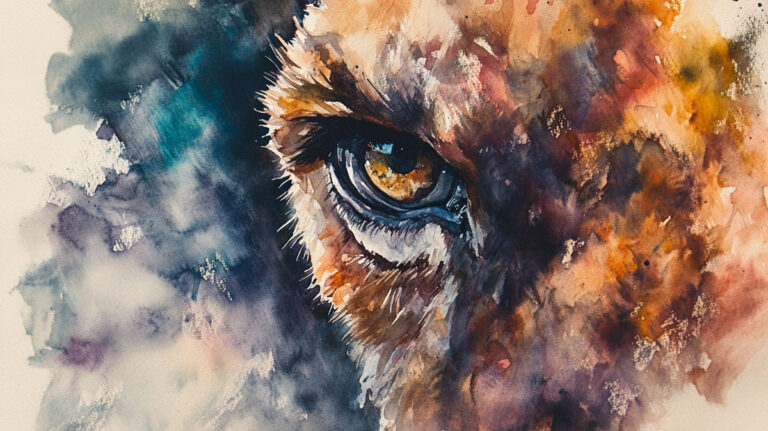 What is the masking technique in watercolor painting?