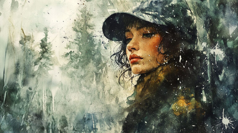 What is Splattering technique in watercolor painting?