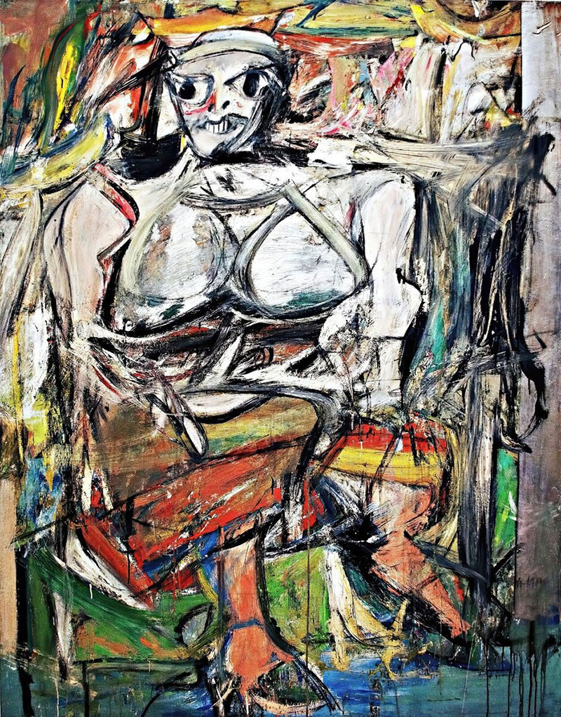 Woman, I by Willem de Kooning