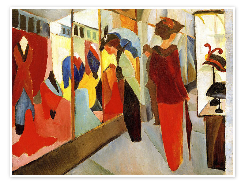 Fashion Shop by August Macke