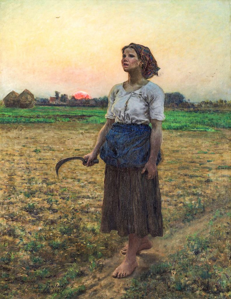 The Song of the Lark by Jules Breton