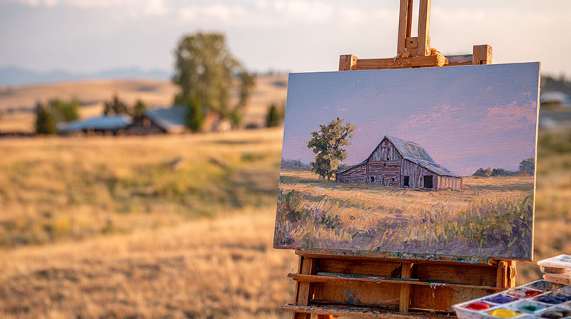 Atmospheric Perspective Through Color