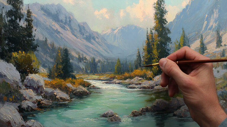 How to Create Depth in a Painting with Layers