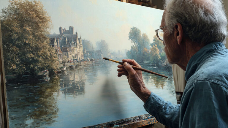 How to Create Depth in a Painting with Layers