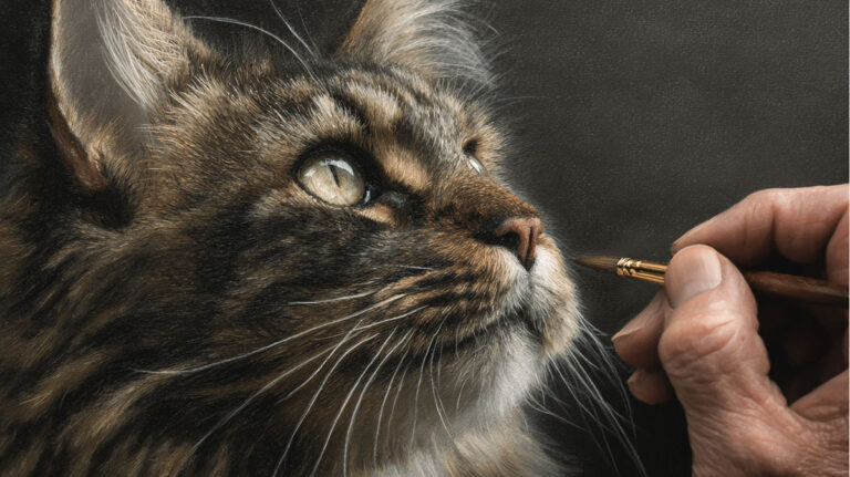 How to Paint a Cat with Expressive Eyes