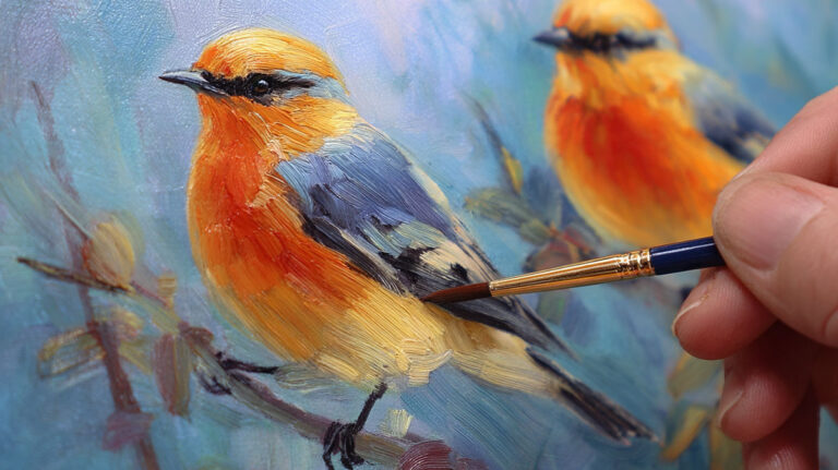 How to Paint Birds in Flight or at Rest