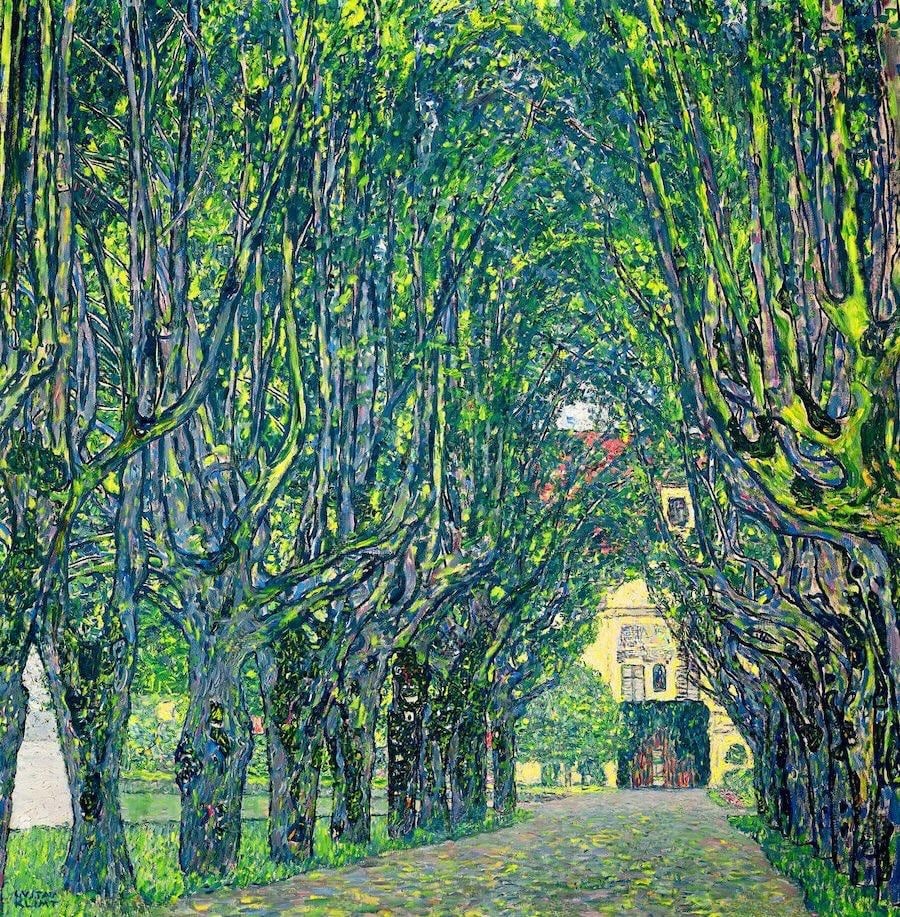 Avenue of Schloss Kammer Park by Gustav Klimt