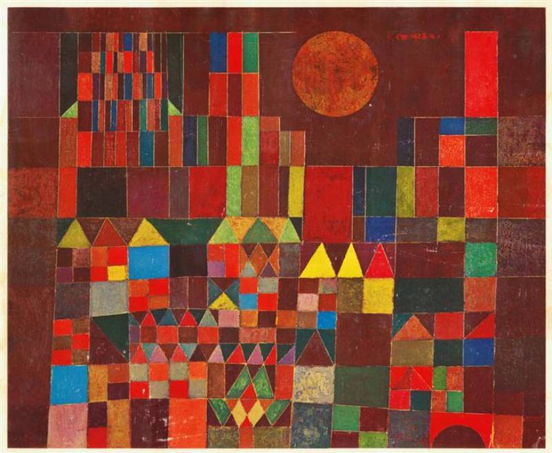 Castle and Sun by Paul Klee