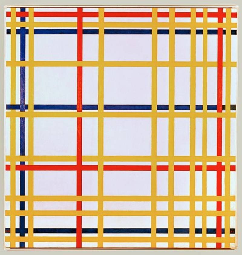 New York City I by Piet Mondrian
