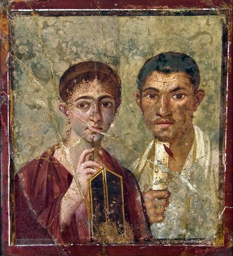 Portrait of Terentius Neo and His Wife by Unknown