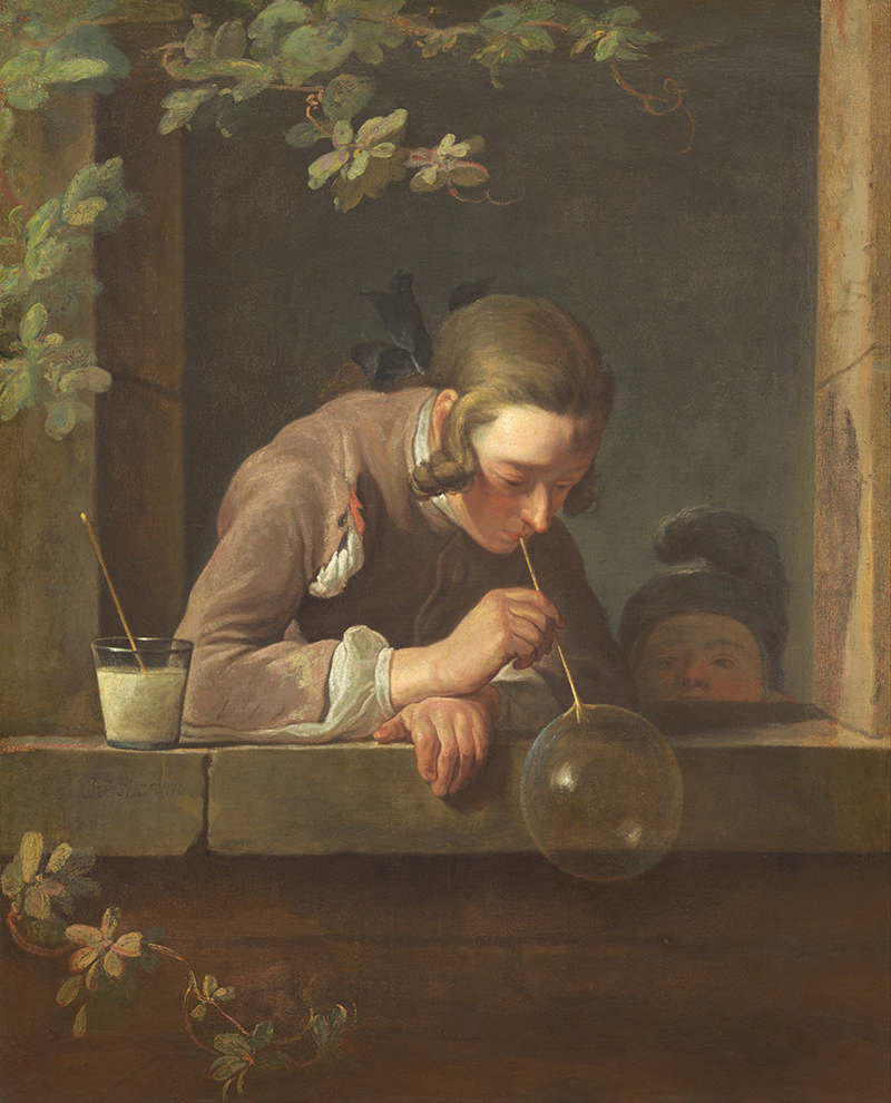 Soap Bubbles by Jean-Baptiste-Simeon Chardin, c.