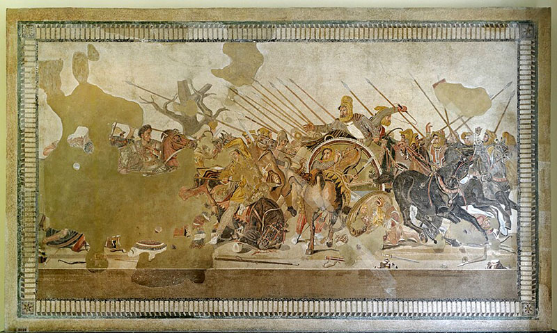 The Alexander Mosaic by Philoxenus of Eretria