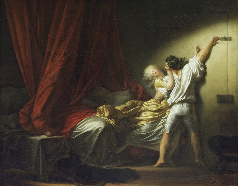 The Lock (The Bolt) by Jean-Honore Fragonard