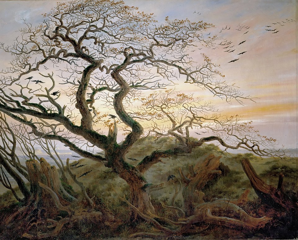 The Tree of Crows by Caspar David Friedrich (1822)