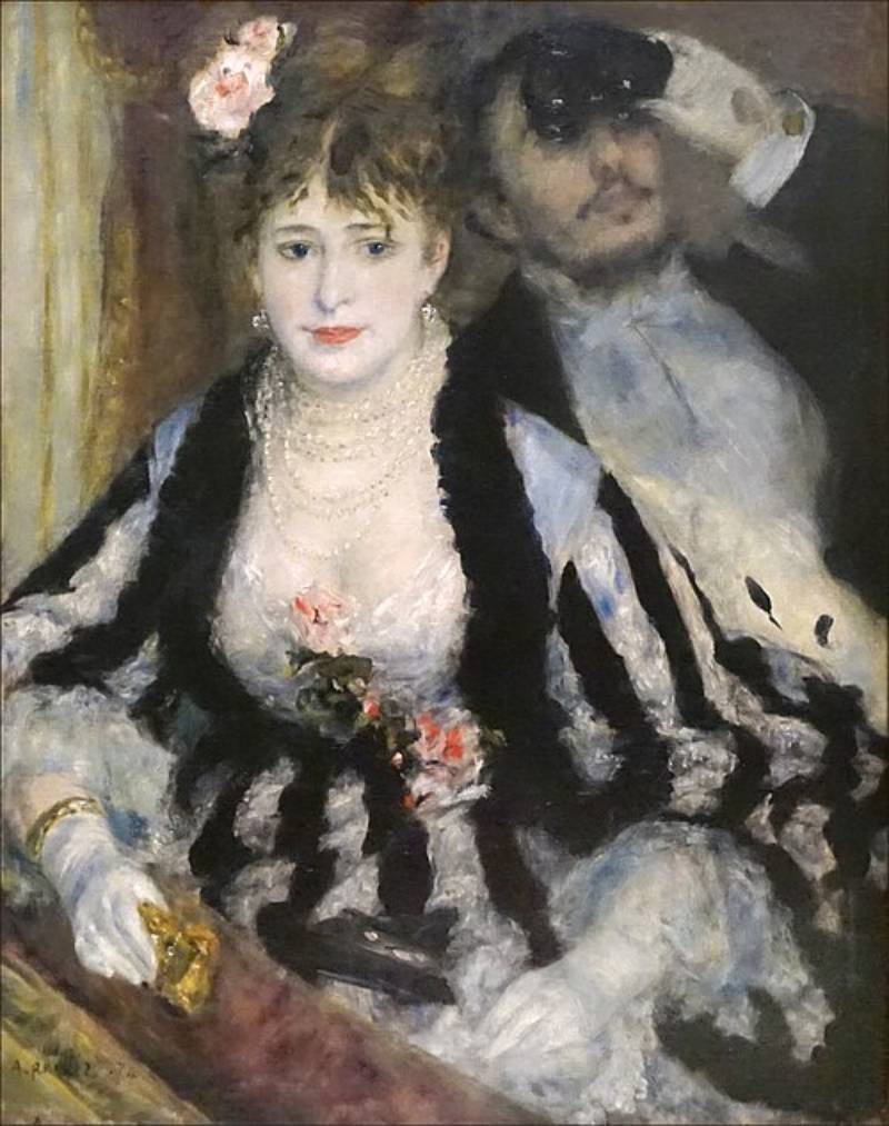 La Loge (The Theatre Box) by Pierre-Auguste Renoir