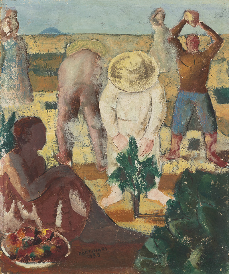Coffee Workers (Trabalhadores do Café) by Candido Portinari