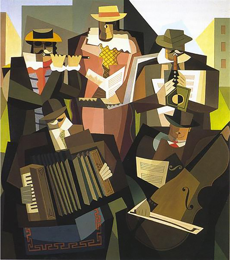 El Quinteto (1927) by Emilio Pettoruti