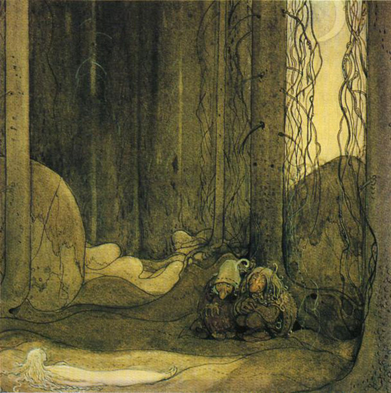 The Changeling by John Bauer