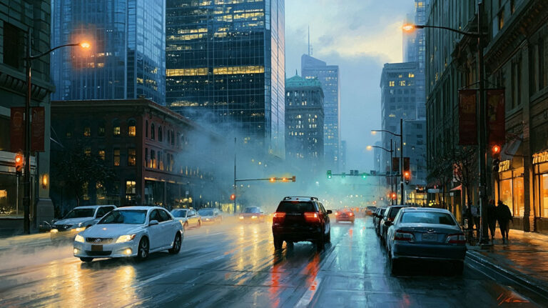 How to Paint a City Street Scene in Oil