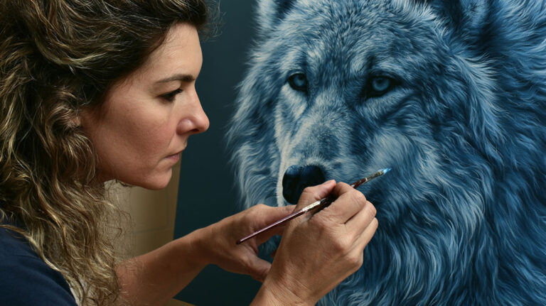 How to Paint Fur and Animal Texture in Acrylic