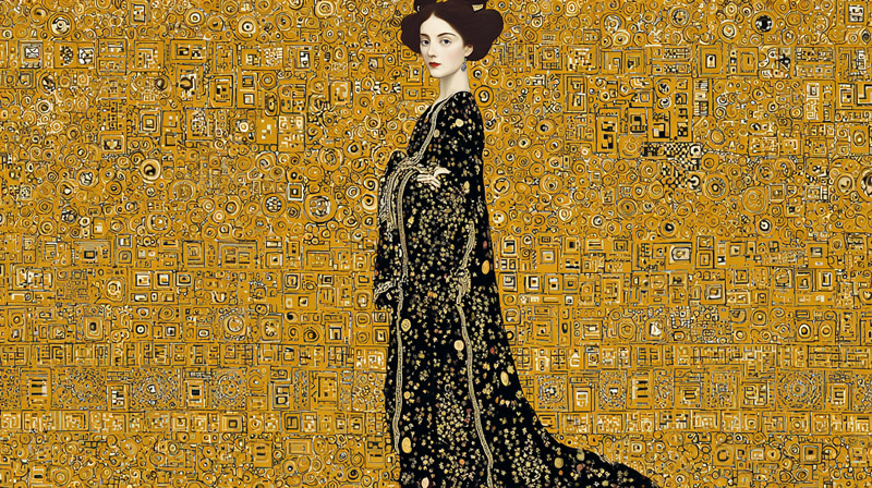 How to Paint Like Klimt: Gold and Pattern